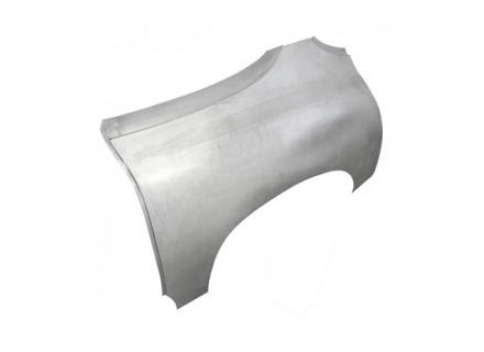 Seitenteil des hinteren Kotflügels. Porsche 356A T2 Cabriolet - 64450360120, 64450360220, 64450360121, 64450360221 - P105AR, PP105AR, P105AL, PP105AL